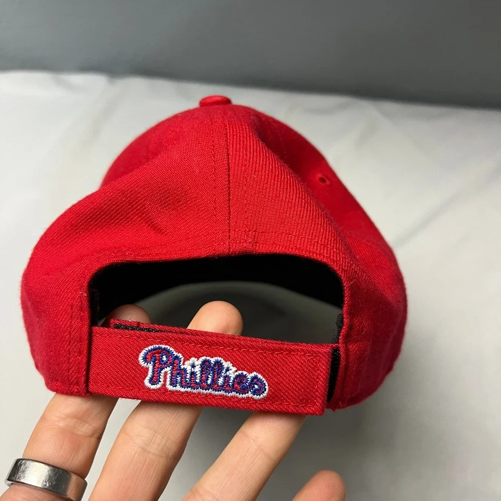 47 Brand Philadelphia Phillies Hat‎ Cap MLB Baseball Red Adjustable OSFA